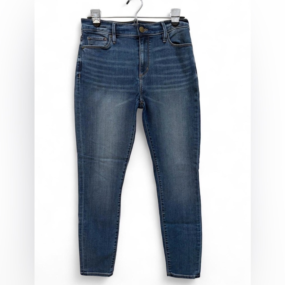 Women's Ann Taylor LOFT High Rise Skinny Ankle Jeans Size‎ 4 Medium Wash